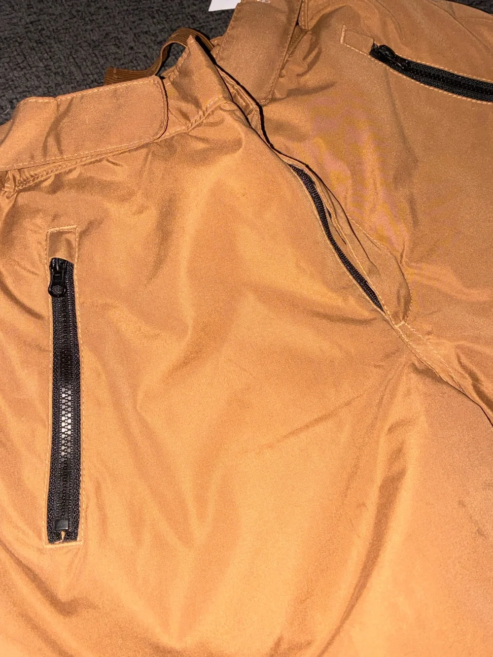 Old Navy Kids Brown Snow Pants with Zip Pockets size 8 boys , water resistant